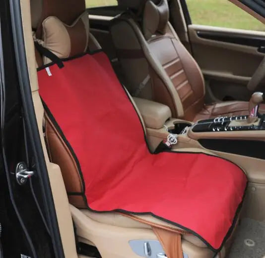 Pet Car Seat Cover Mat Waterproof Non Slip Dog Cat Front Single Seat Cover Travel Dogs Cats Pets Goods Supplies Accessories