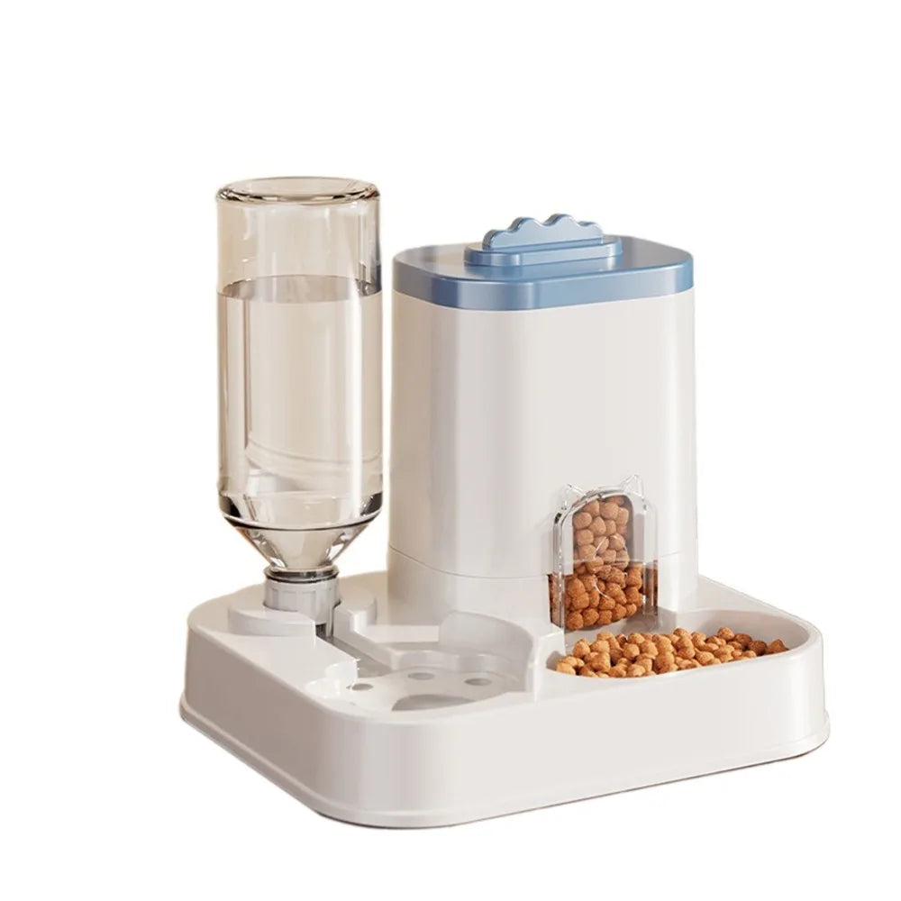 Large Capacity Pet Automatic Feeders and Water Dispensers, Suitable for Cats and Dogs