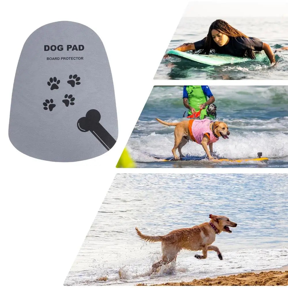 Anti Slip Dog Surfboard Mat Travel-friendly Non-slip Pet Paw Traction Pads For Paddle board Kayak Ground Mat Surfing Accessories