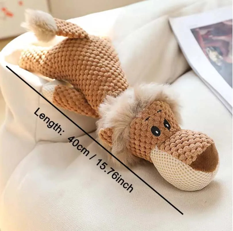 Pet Dog Toys for Large Dogs Cute Plush Squeak Fleece Durable Chewing Cute Soft Pet Molar Toys Dogs Accessories