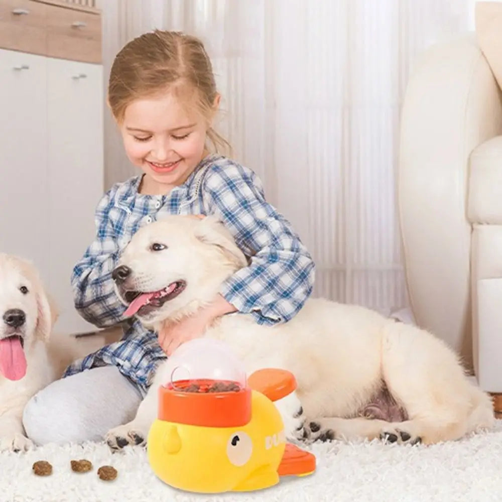 Intelligent Dog Automatic Feeder Cartoon Anti-slip Pet Feeding Machine Large Capacity Pet Automatic Feeder Pet Supplies
