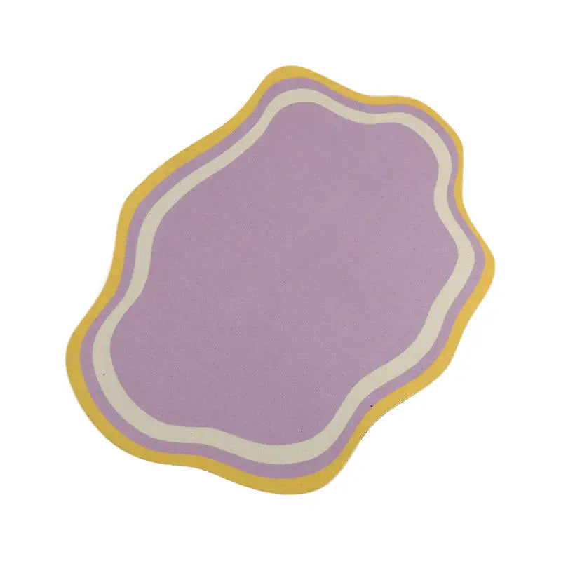 Absorbent Solid Colour Pet Mats Quick-dry Non-Slip Absorbent Wear-Resistant Leak-Proof Easy To Clean Dog Food Mats Cat Food Mats