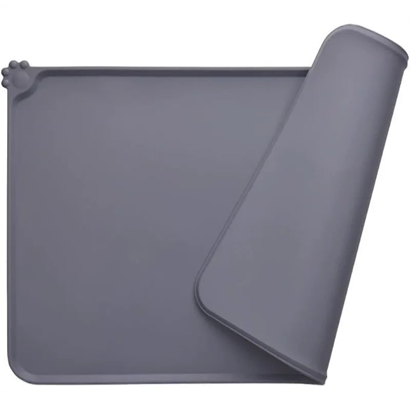 Silicone Pet Placemat Waterproof Non Slip Leak Proof Anti Spill Easy Clean Mat For Cat Dog Meal Mat Pet Supplies