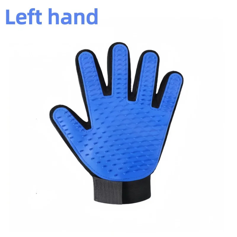 Pet Glove Cat Grooming Glove Cat Hair Deshedding Brush Gloves Dog Comb for Cats Bath Hair Remover Clean Massage Brush For Animal