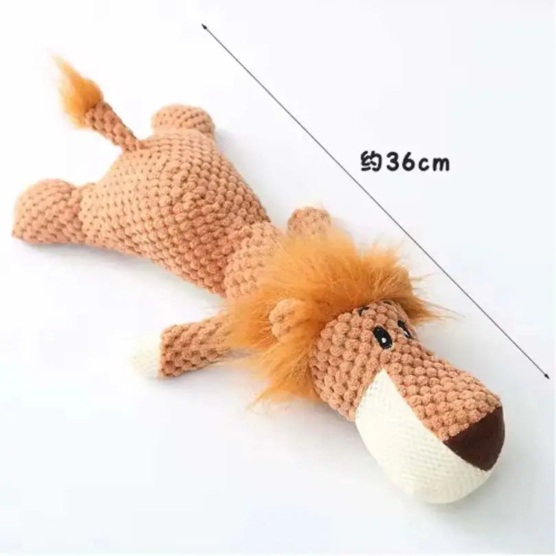 Pet Dog Toys for Large Dogs Cute Plush Squeak Fleece Durable Chewing Cute Soft Pet Molar Toys Dogs Accessories