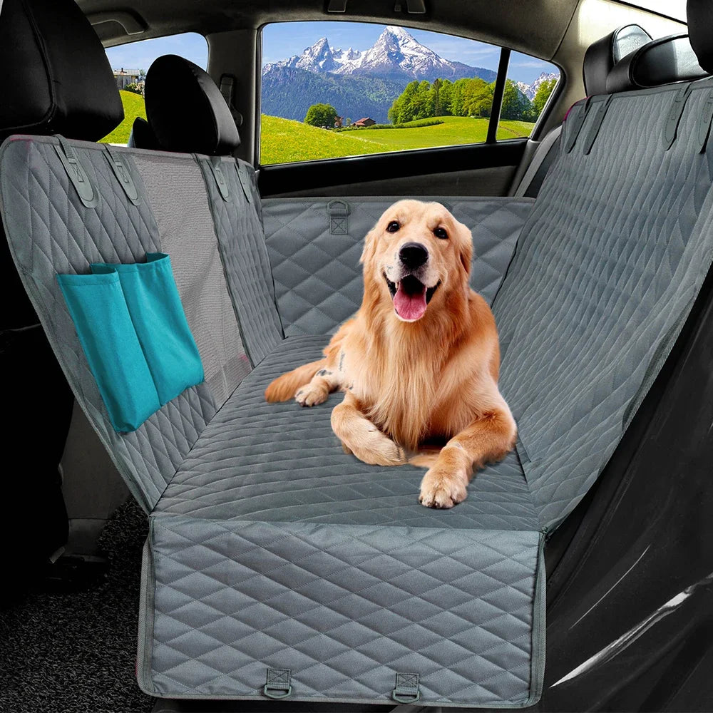 Car Pet Mats For Rear Seats Waterproof Anti-Slip Scratch-Resistant Dirt-Resistant Travel Car Mats Removable Washable Pet Product
