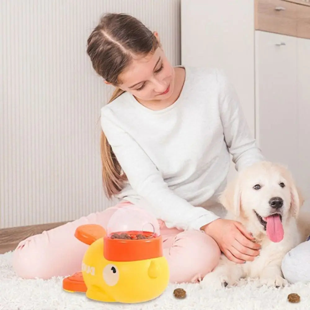 Intelligent Dog Automatic Feeder Cartoon Anti-slip Pet Feeding Machine Large Capacity Pet Automatic Feeder Pet Supplies
