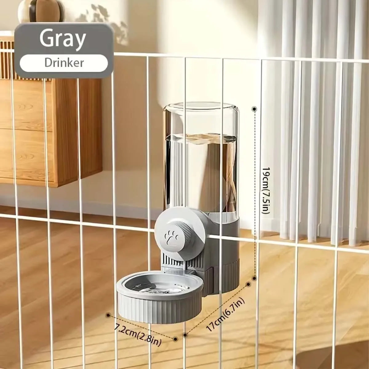 Hanging Automatic Pet Food Feeder/Water Dispenser Gravity Cat Auto Feeder Waterer Set Pet Feeding Product For Puppy Cats Rabbit