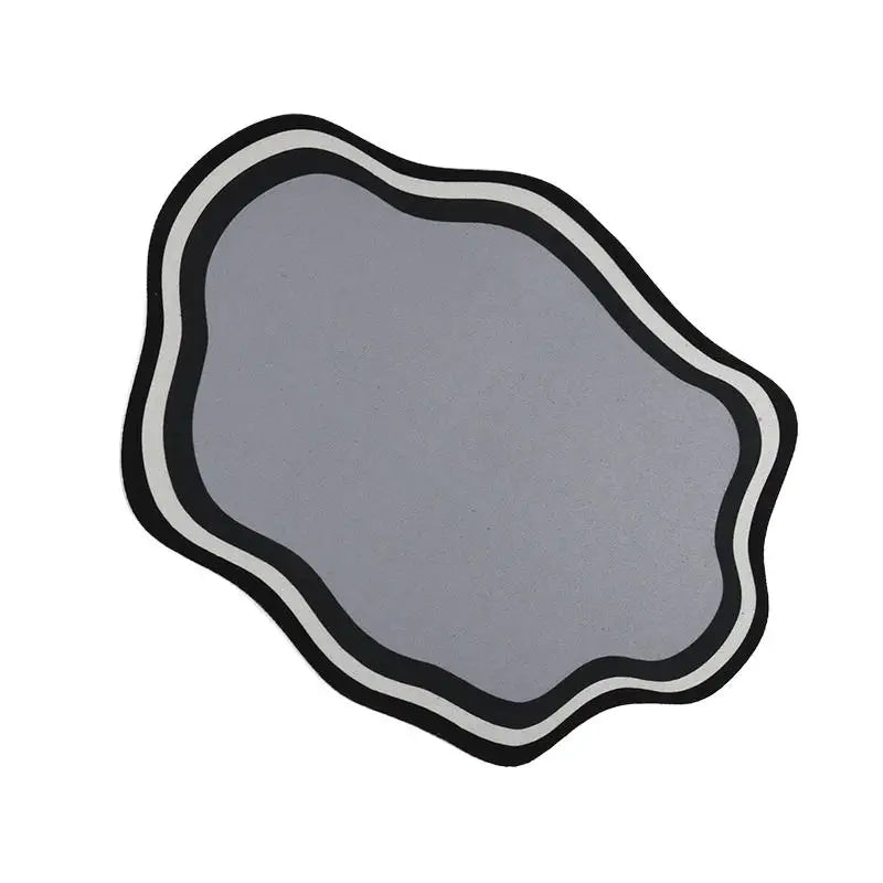 Absorbent Solid Colour Pet Mats Quick-dry Non-Slip Absorbent Wear-Resistant Leak-Proof Easy To Clean Dog Food Mats Cat Food Mats