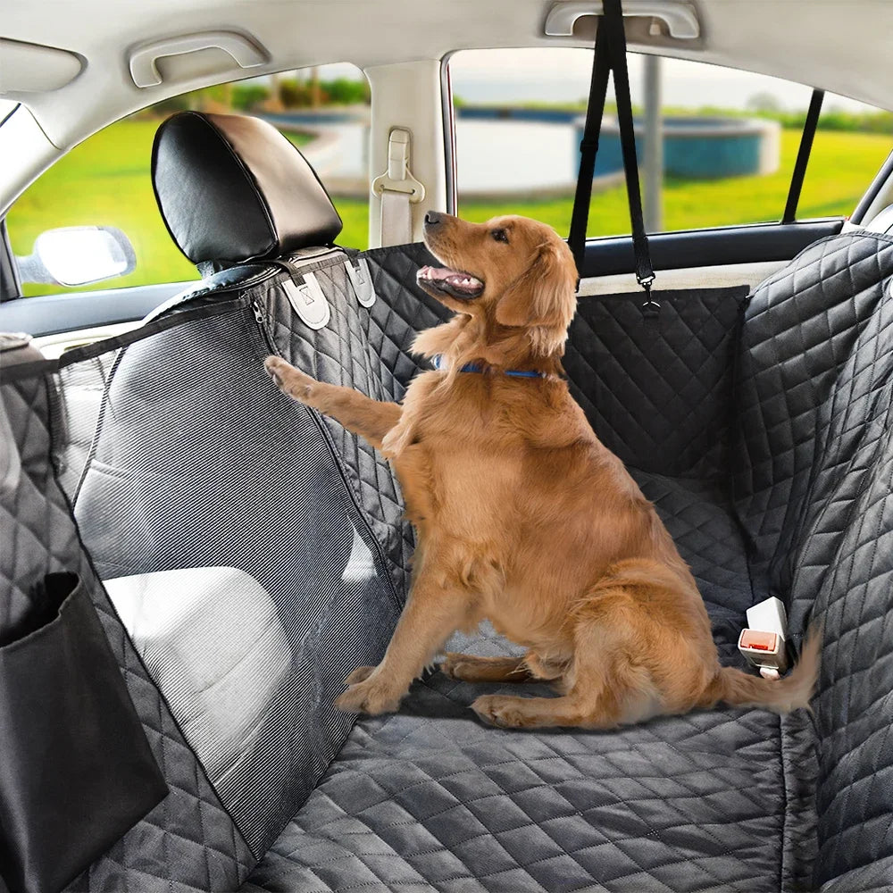 Car Pet Mats For Rear Seats Waterproof Anti-Slip Scratch-Resistant Dirt-Resistant Travel Car Mats Removable Washable Pet Product