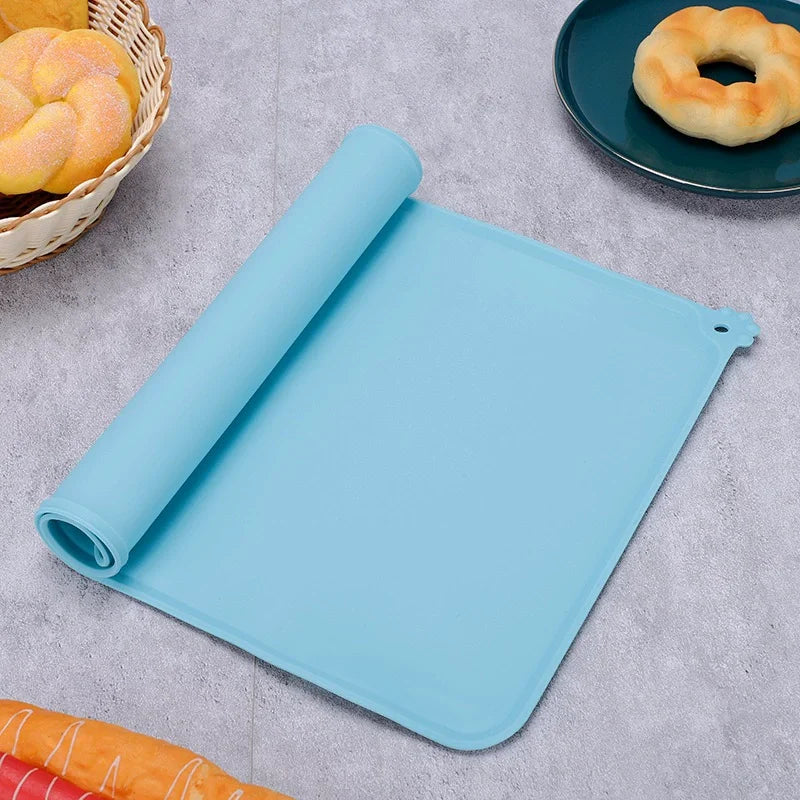 Silicone Pet Placemat Waterproof Non Slip Leak Proof Anti Spill Easy Clean Mat For Cat Dog Meal Mat Pet Supplies