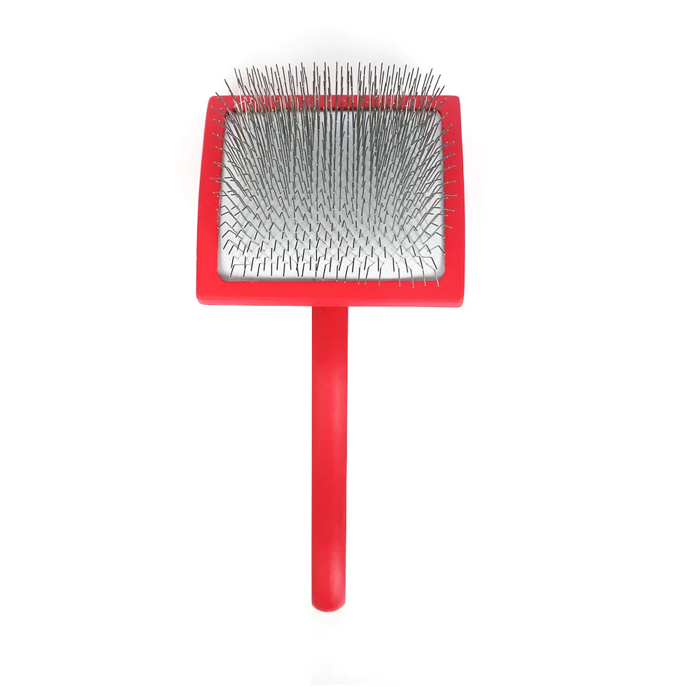 Pet Grooming Hair Remover Brush Manual Household Beauty Hairbrush Long Handle Professional Reusable Pet Grooming Supplies