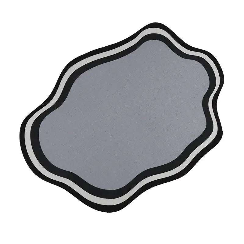 Absorbent Solid Colour Pet Mats Quick-dry Non-Slip Absorbent Wear-Resistant Leak-Proof Easy To Clean Dog Food Mats Cat Food Mats