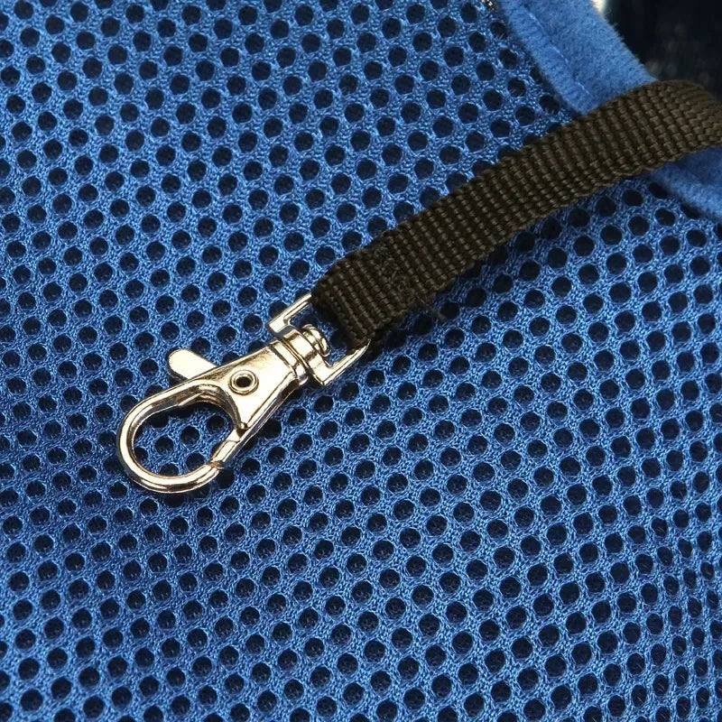 Pet Outdoor Backpack Dog carriers backpack on the chest Portable breathable folding backpack with mesh dog walking chest bag