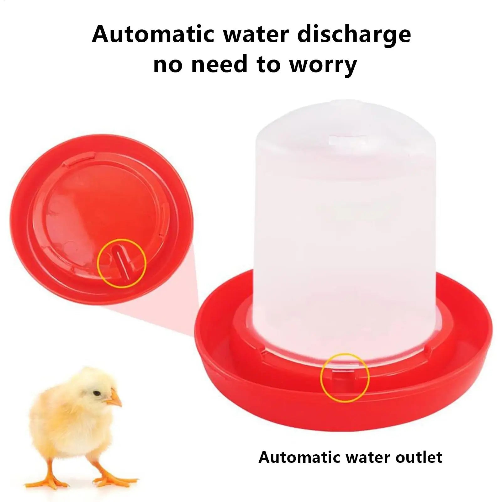 Chicken Feeder Automatic Chicken Feeders Poultry Feeding & Watering Supplies for Farm Pet Outdoor Baby Barn Family Livestock