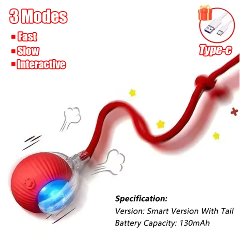 Hot pet dog toys are automatically teasing cat balls and self-exciting cat sticks and ticks and resistant to wear pet toys
