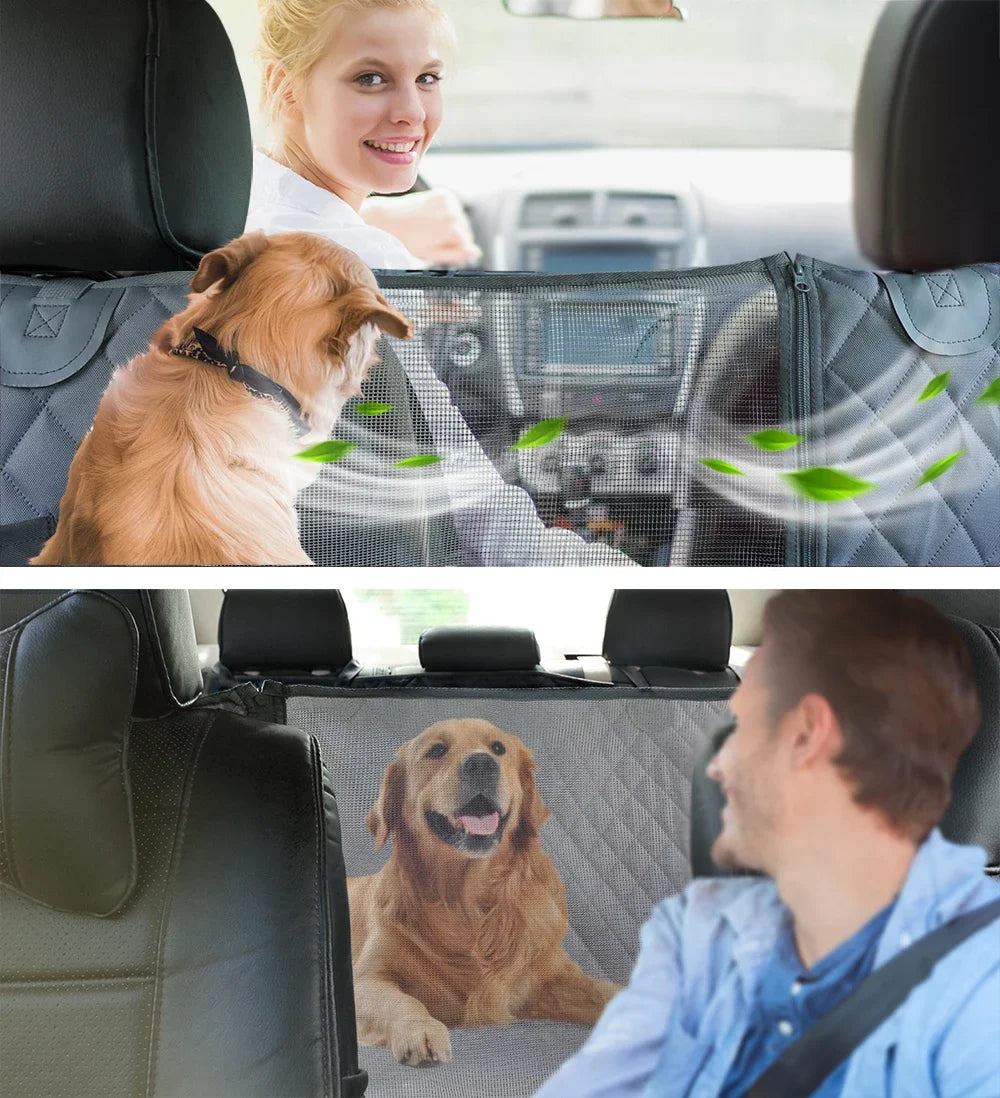 Car Pet Mats For Rear Seats Waterproof Anti-Slip Scratch-Resistant Dirt-Resistant Travel Car Mats Removable Washable Pet Product