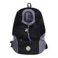Pet Backpack Carrier for Small Dogs & Cats - Front-Folded Travel Backpack with Ventilation Mesh & Harness-Like Zipper Lock