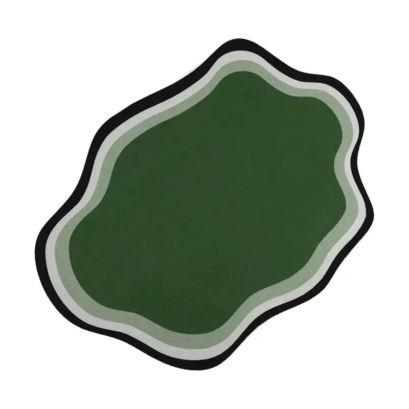 Absorbent Solid Colour Pet Mats Quick-dry Non-Slip Absorbent Wear-Resistant Leak-Proof Easy To Clean Dog Food Mats Cat Food Mats