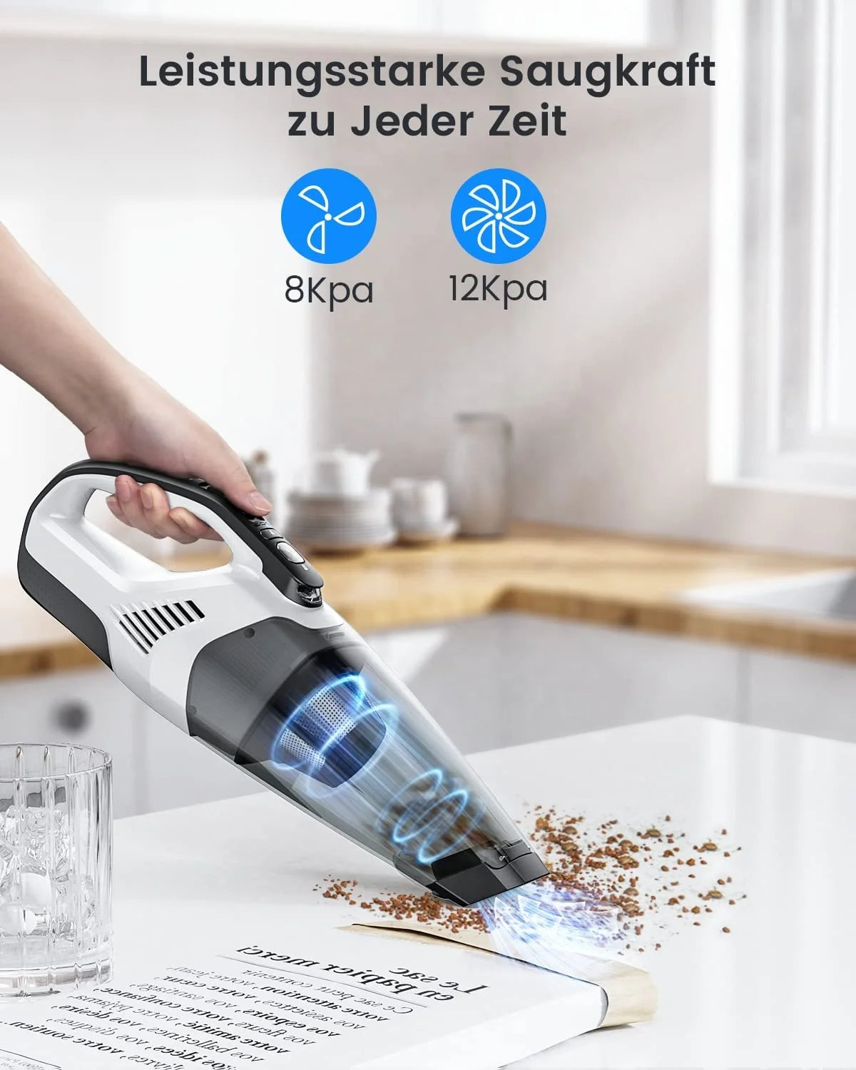 Pet Grooming Kit & Vacuum Suction 99% Pet Hair, Professional Clippers with Proven Grooming Tools for Dogs Cats and Other Animals