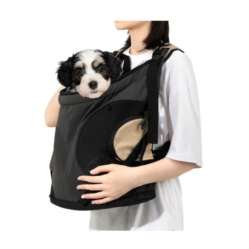 Pet Chest Backpack Front Carrying Tote Backpack Dogs and Cats Breathable Portable Outdoor Bag Shoulder Cat Bag