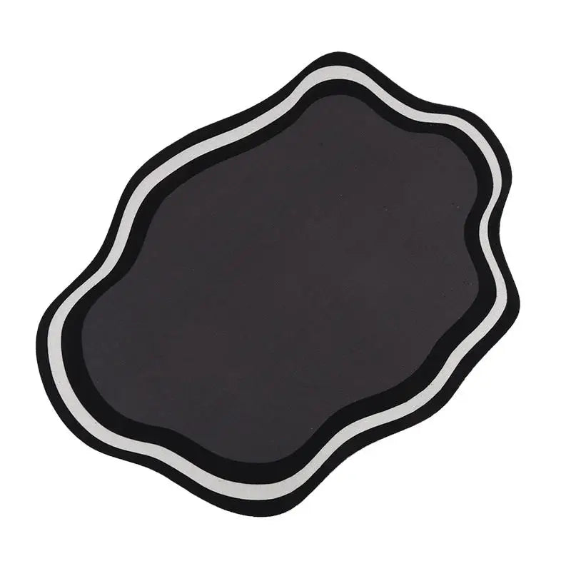 Absorbent Solid Colour Pet Mats Quick-dry Non-Slip Absorbent Wear-Resistant Leak-Proof Easy To Clean Dog Food Mats Cat Food Mats