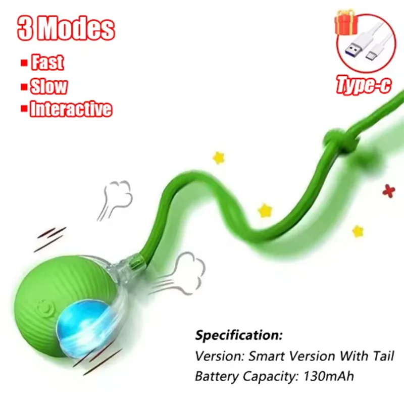 Hot pet dog toys are automatically teasing cat balls and self-exciting cat sticks and ticks and resistant to wear pet toys