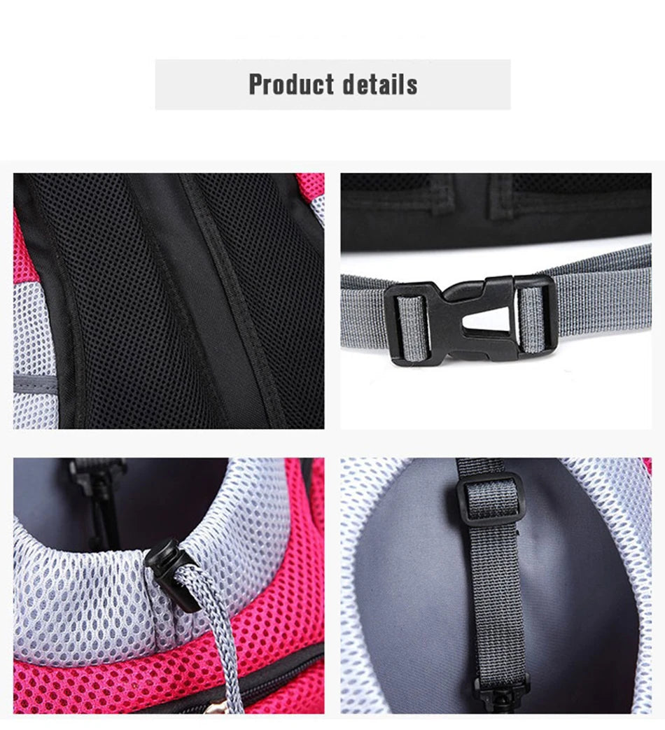 Pet Dog Carrier Bag Carrier For Dogs Backpack Out Double Shoulder Portable Travel Backpack Outdoor Pet Carrier Bag Travel Set