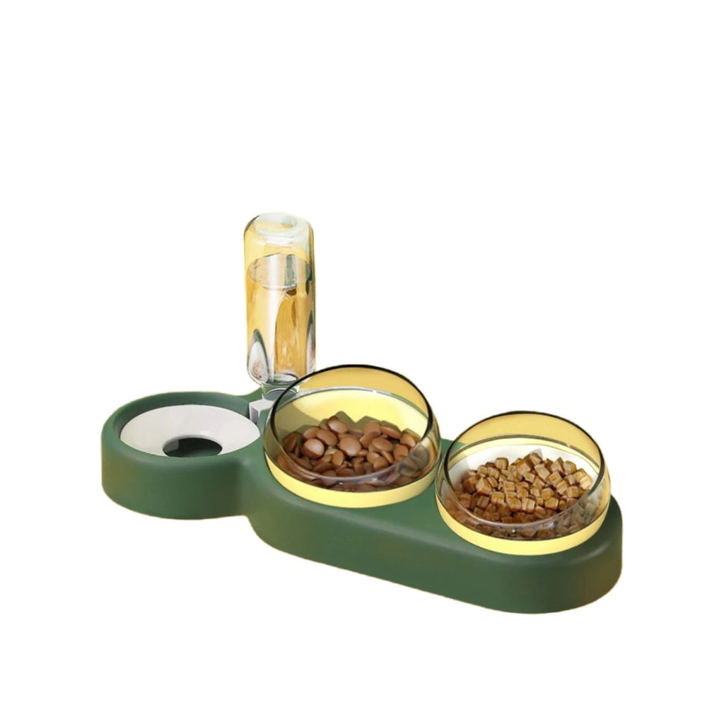 Pet Automatic Feeders 3 Bowl Pet Water Dispenser Feeders Large-diameter Dog Basin Cat Bowls Pet Automatic Feeders Wholesale