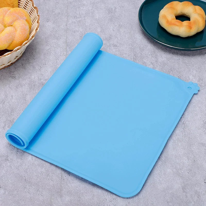 Silicone Pet Placemat Waterproof Non Slip Leak Proof Anti Spill Easy Clean Mat For Cat Dog Meal Mat Pet Supplies