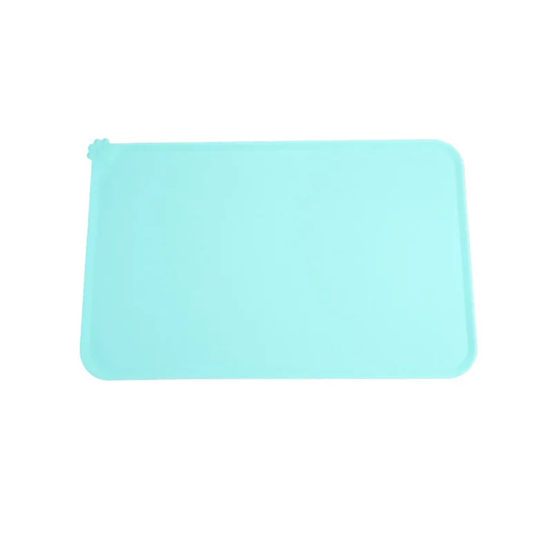 Silicone Pet Placemat Waterproof Non Slip Leak Proof Anti Spill Easy Clean Mat For Cat Dog Meal Mat Pet Supplies