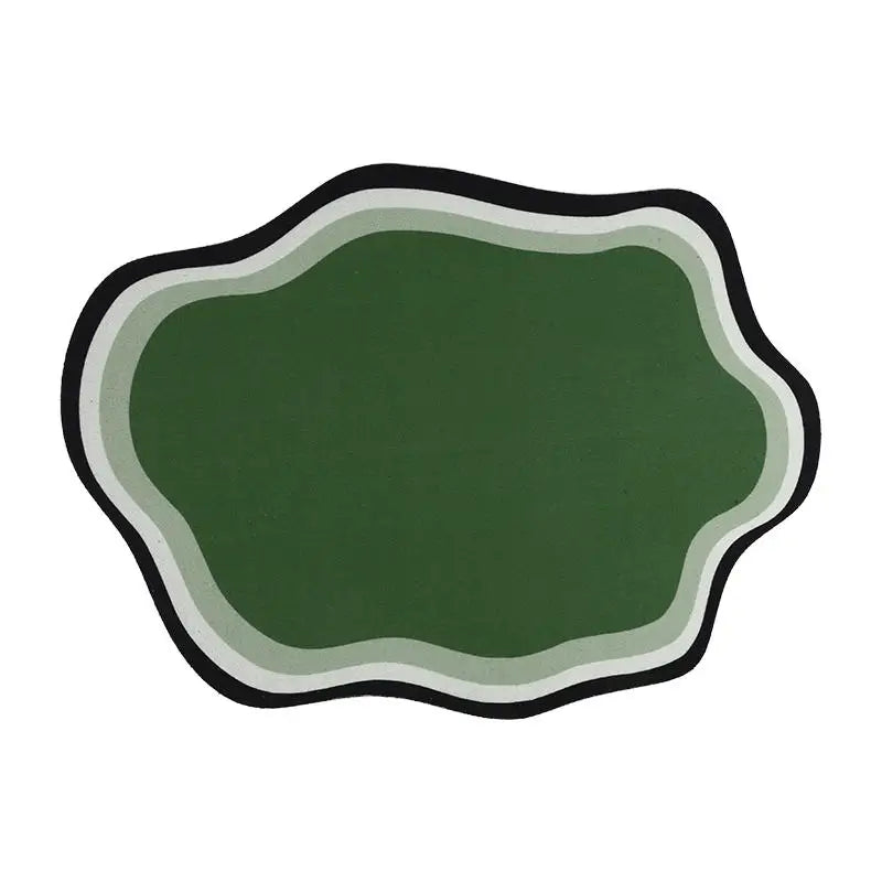 Absorbent Solid Colour Pet Mats Quick-dry Non-Slip Absorbent Wear-Resistant Leak-Proof Easy To Clean Dog Food Mats Cat Food Mats