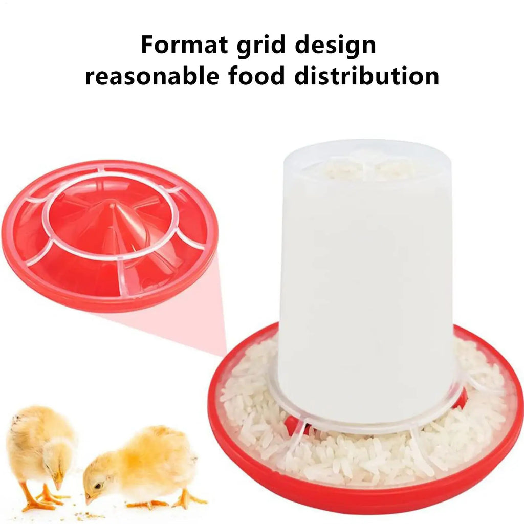 Chicken Feeder Automatic Chicken Feeders Poultry Feeding & Watering Supplies for Farm Pet Outdoor Baby Barn Family Livestock