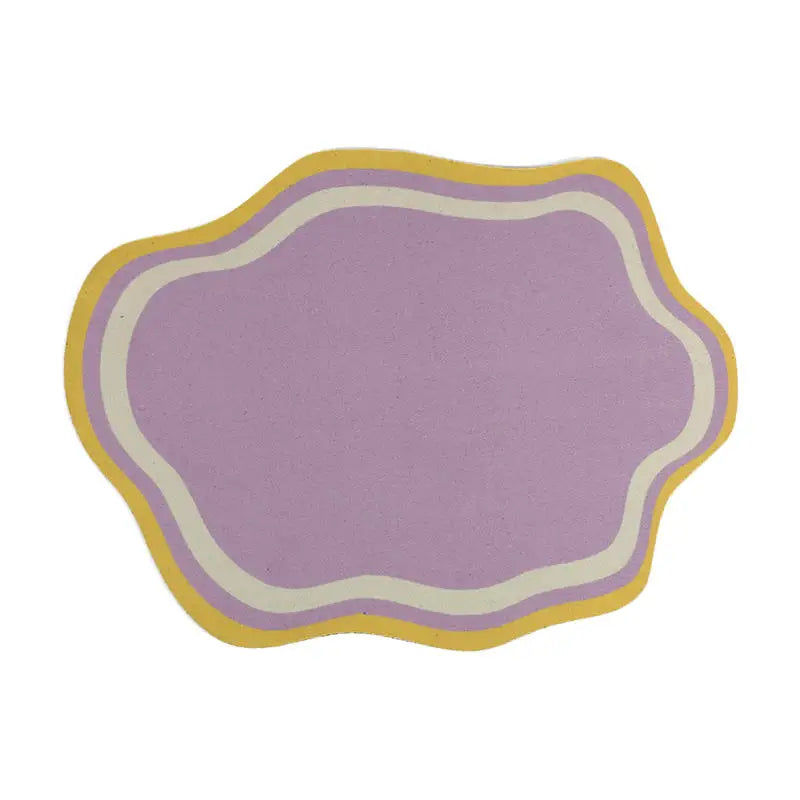 Absorbent Solid Colour Pet Mats Quick-dry Non-Slip Absorbent Wear-Resistant Leak-Proof Easy To Clean Dog Food Mats Cat Food Mats